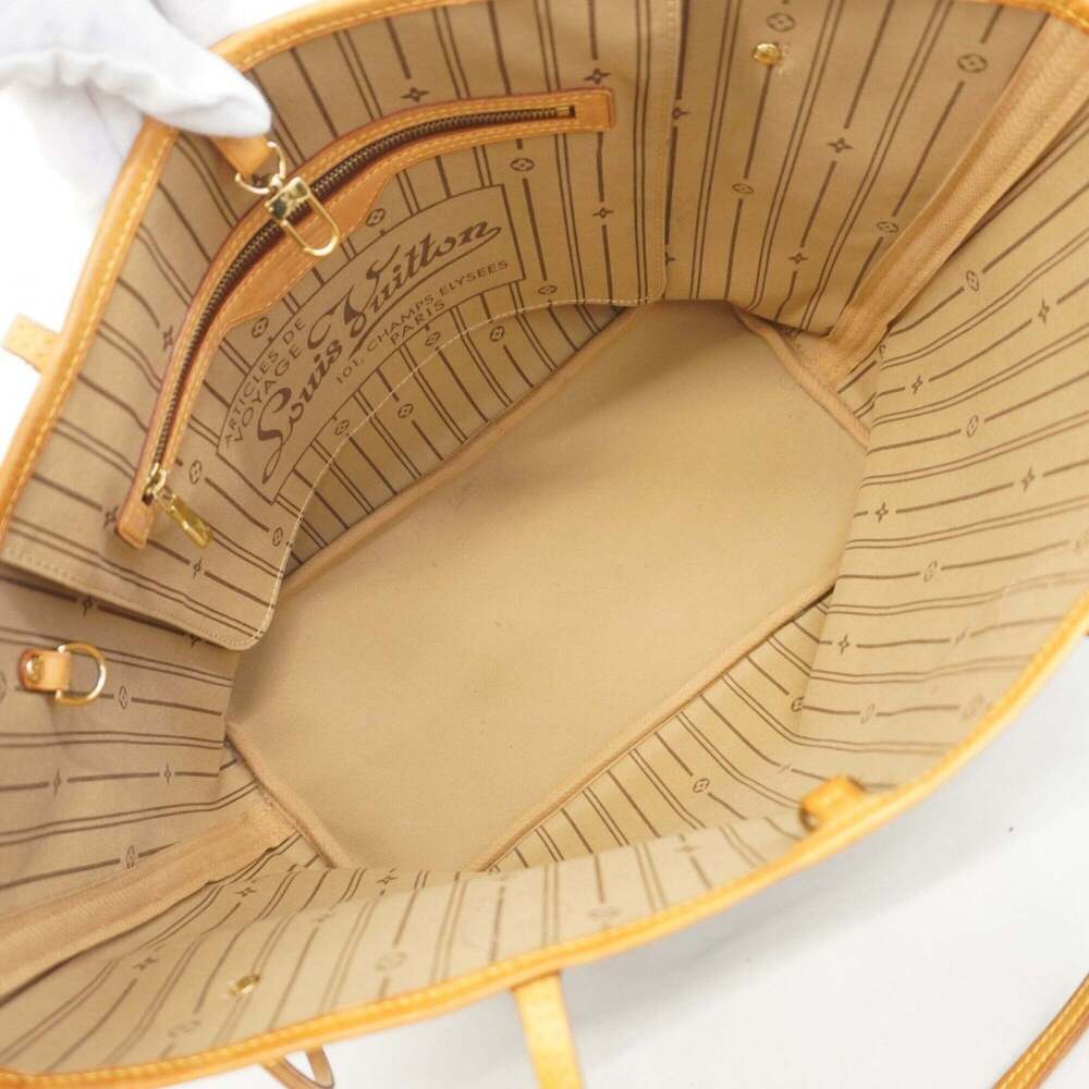 LOUIS VUITTON Brown Monogram Neverfull MM Tote Bag - Picture 4 of 11